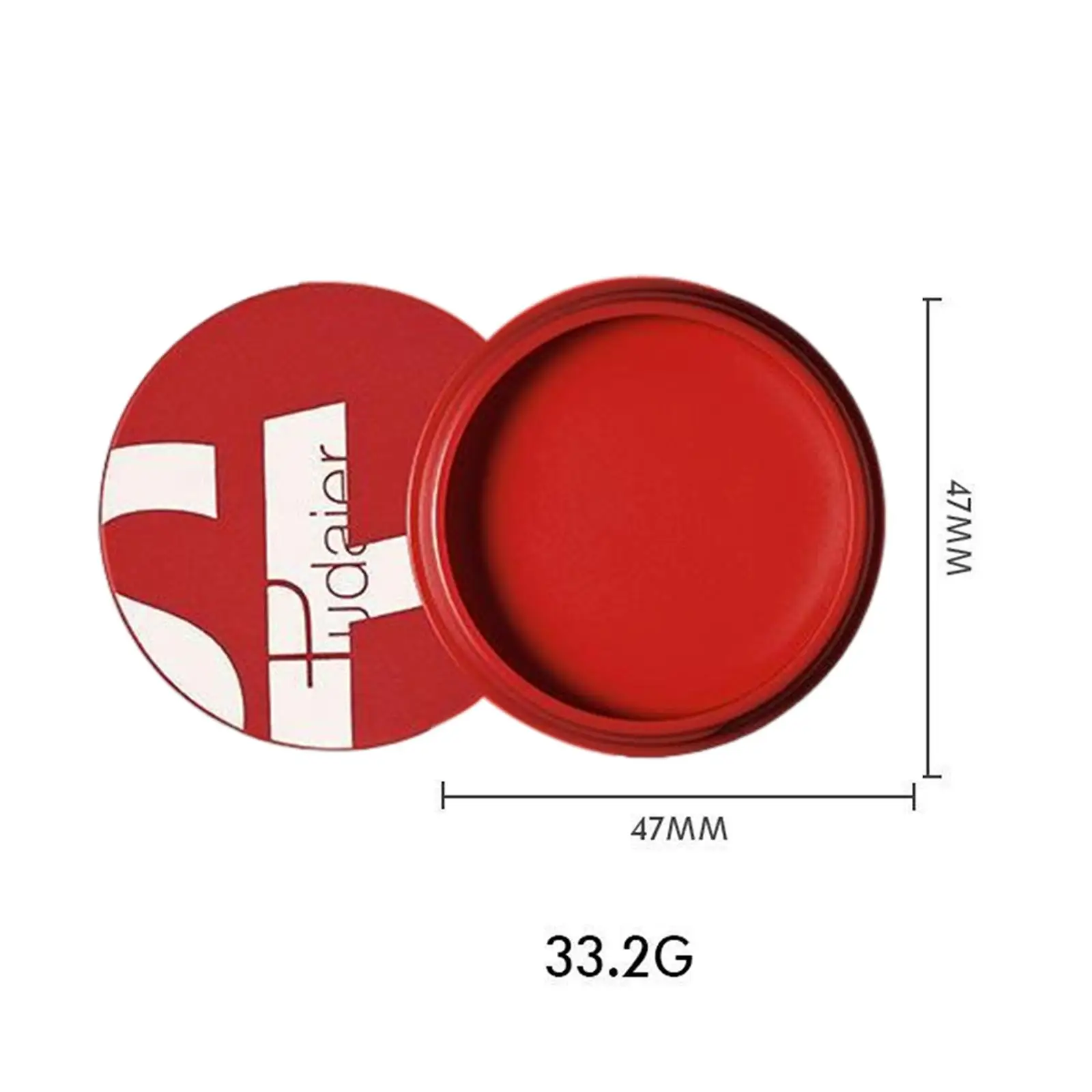 Waterdichte crèmeblush Matte gezichtsblusher Zacht wangpalet Make-up voor reizen en dagelijks gebruik