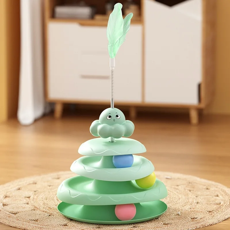 Interactive Cat Turntable Toy 5