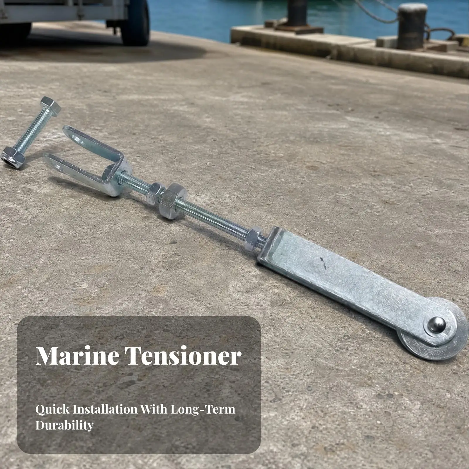 Boat Trailer Brake Adjuster Adjustable Steel Brake Adjuster with Threaded Rod Compact