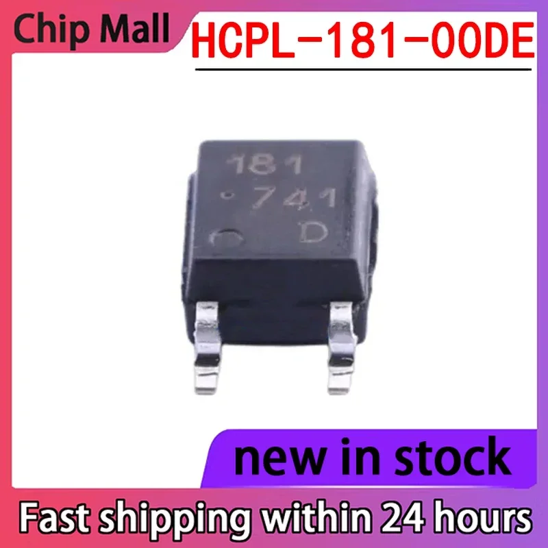 10PCS New HCPL-181-00DE Packaged SOP4 Photosensitive Transistor Optocoupler Chip in Stock