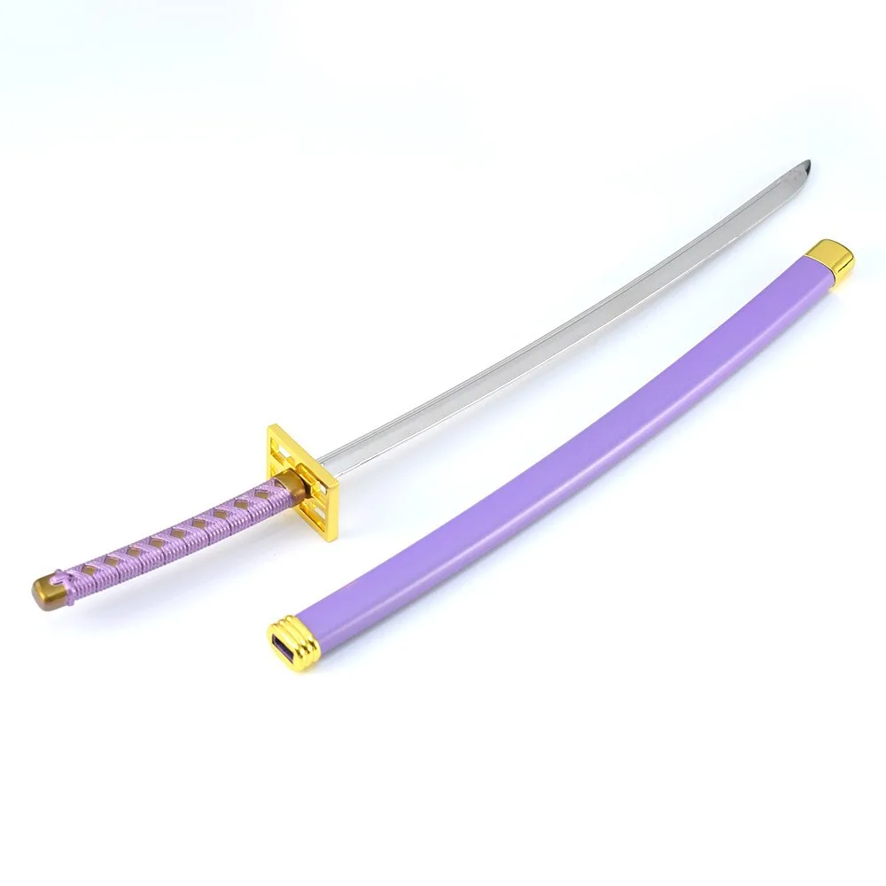 26cm Kuchiki Byakuya Senbonzakura Katana Japanese Anime Peripherals Metal Weapon Model Home Ornament 1:6 Doll Equipment Male Toy