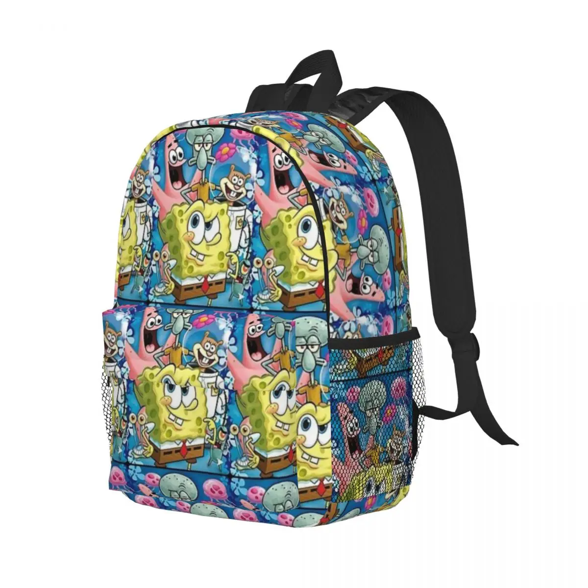 Spongebob Squarepants Lightweight 15-Inch Backpack - Versatile and Stylish Bag for School, Travel, and Daily Use