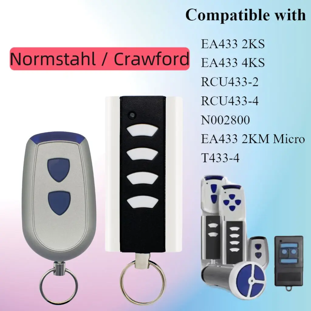 Normstahl Crawford Standard Steel T433-4 RCU 433 2K 4K EA 433 2KS 4KS EA433 2KM Micro N 002800   Устройство открывания гаражных ворот с дистанционным управлением