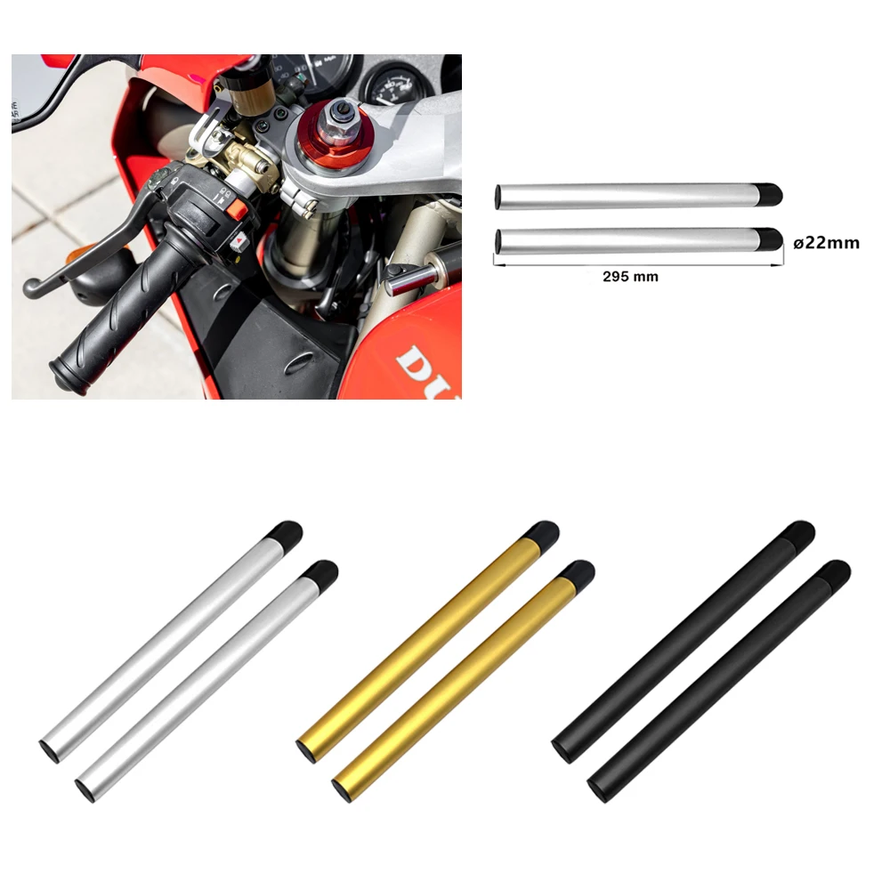 

For Ducati Panigale 1299 1198 1098 959 848 SuperSport 950 950S 939 Motorcycle Split Clip-on Handlebars 22MM Replacement Tubes