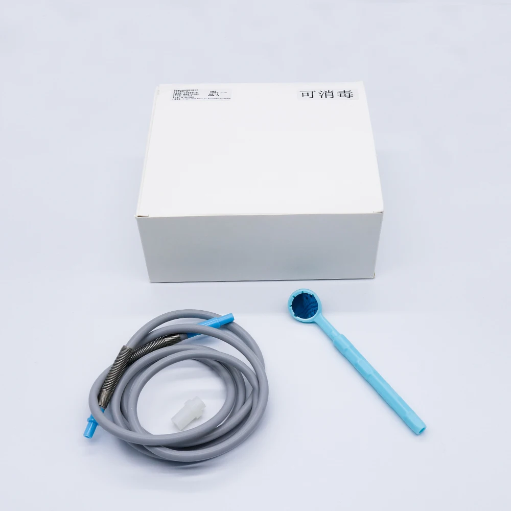 50pcs Disposable Hve Suction Dental Intraoral Mirror Kit Oral Examination Tools Dentistry Instruments