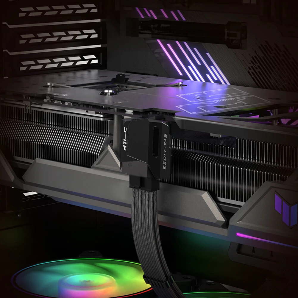 600 واط 12 + 4pin GPU موصل الطاقة 16pin 12VHPWR GPU ذكر إلى موصل سالب ل RTX 3090Ti 4070Ti 4080 4090 بطاقة الرسومات GPU #1