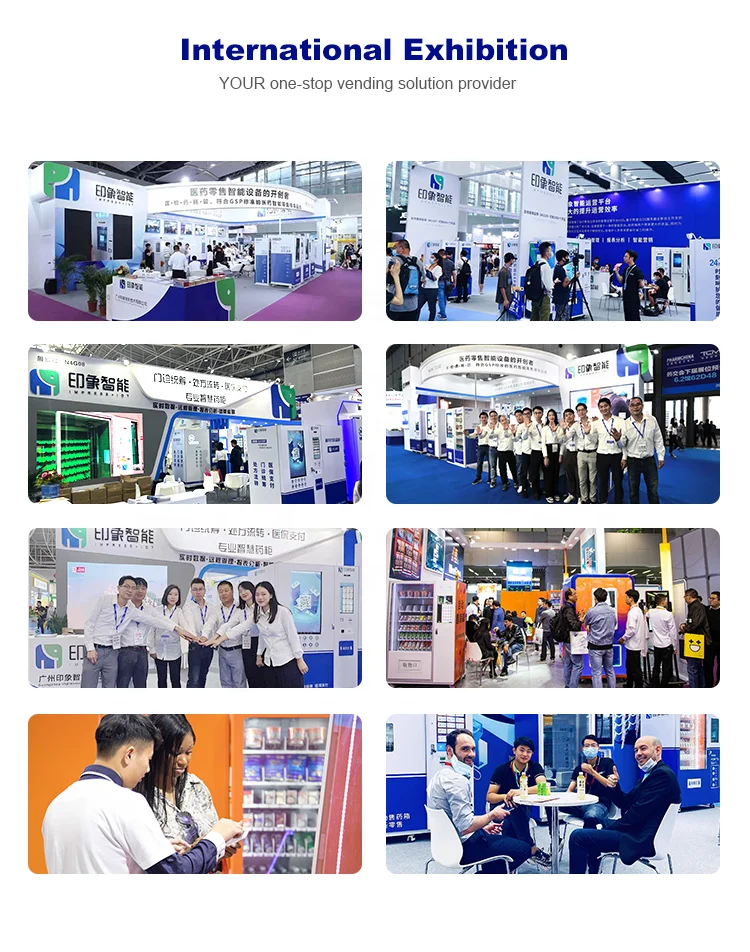 آلة بيع الأظافر بالضغط الوردي المخصص وآلة بيع التجميل مع شاشة الإعلان #6