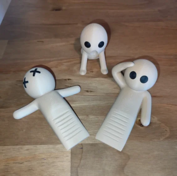 Door Stopper Decorative Door Stop Miniature Flexible 3D Printing Figurine Non-Slip Ornament for Bedroom Dorm Rooms Travel Rental