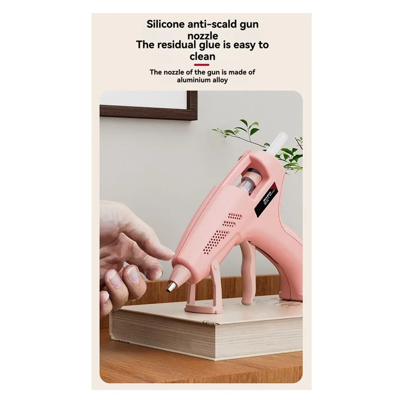 AS94-Mini macchina ricaricabile in silicone caldo, 7 mm portatile senza fili 3,7 V, 60 minuti di utilizzo, ricarica di tipo C, strumenti fai da te per bambini