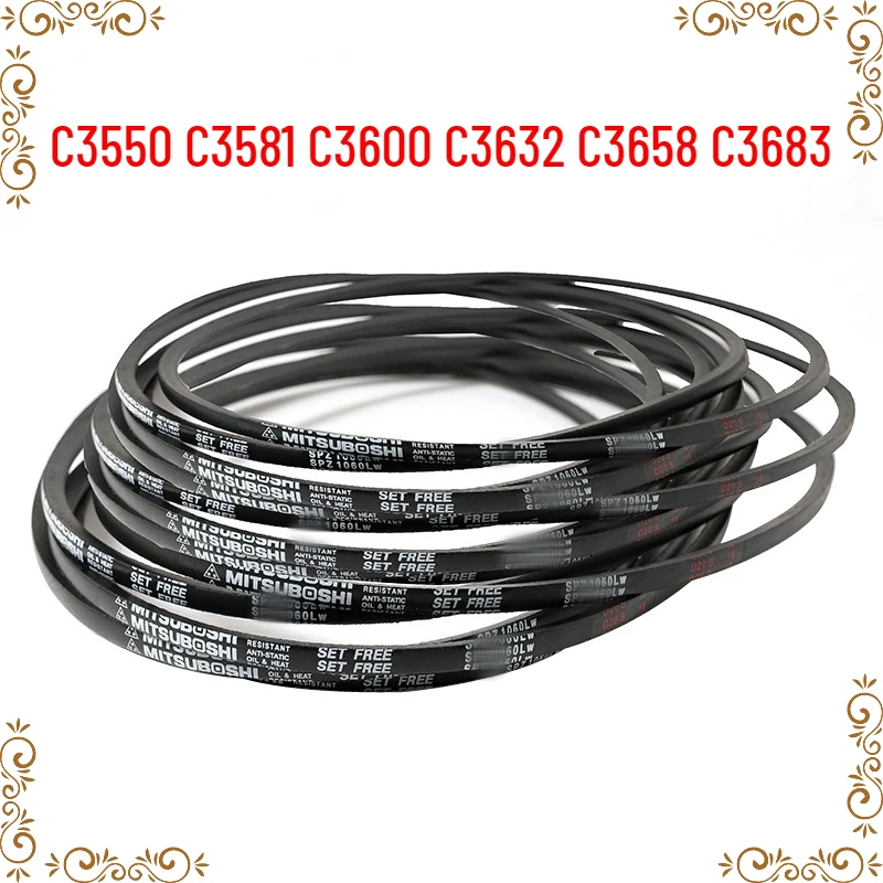 1PCS Japanese V-belt industrial belt C-belt C3550 C3581 C3600 C3632 C3658 C3683