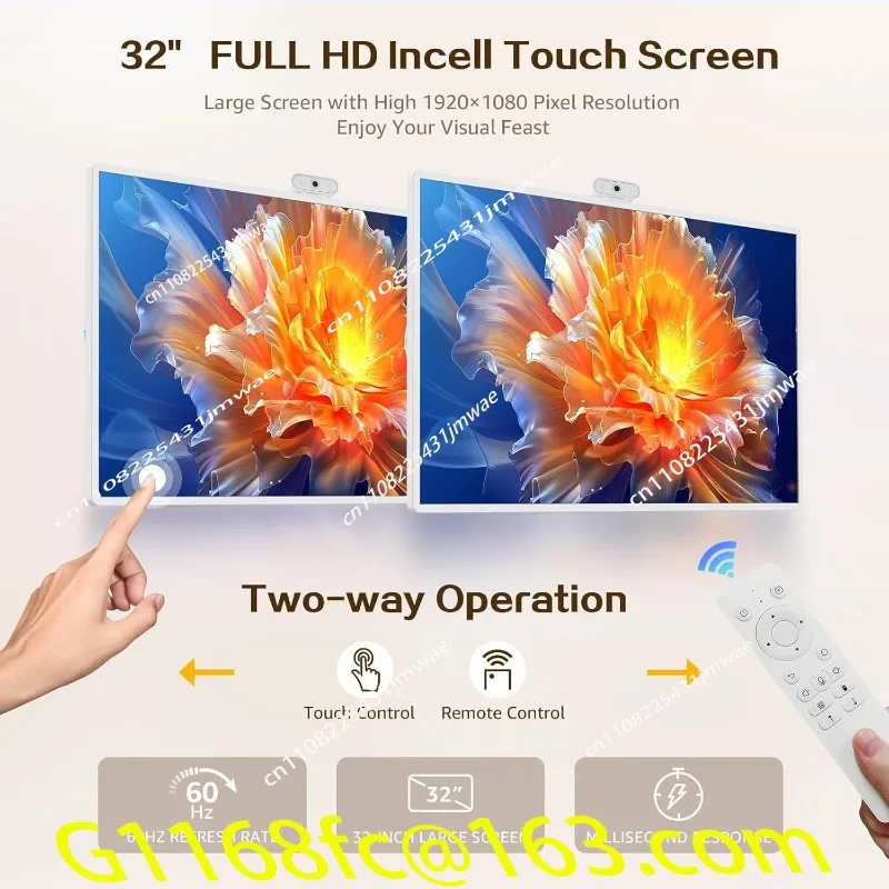 32 Inch Mobile Touch Friend Machine Advertising Machine Smart Screen Mobile TV 4K High-definition Display
