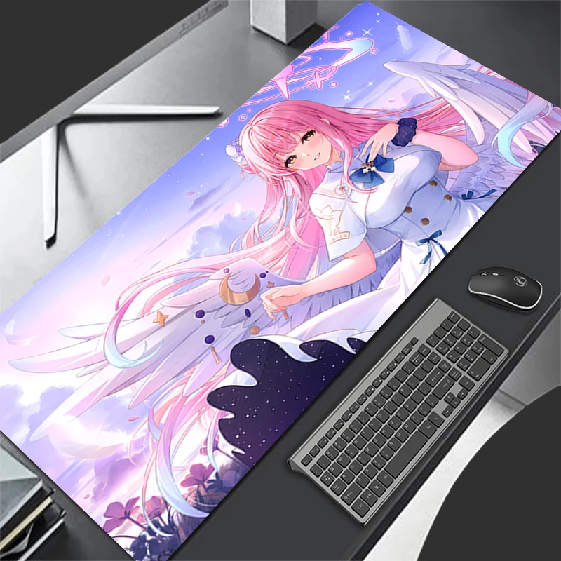 Mousepad Computer Gaming Accessories Keyboard Pad Office Rubber Mouse Pad B-blue Archive Misono Mika Decoracion Desk Mouse Mat