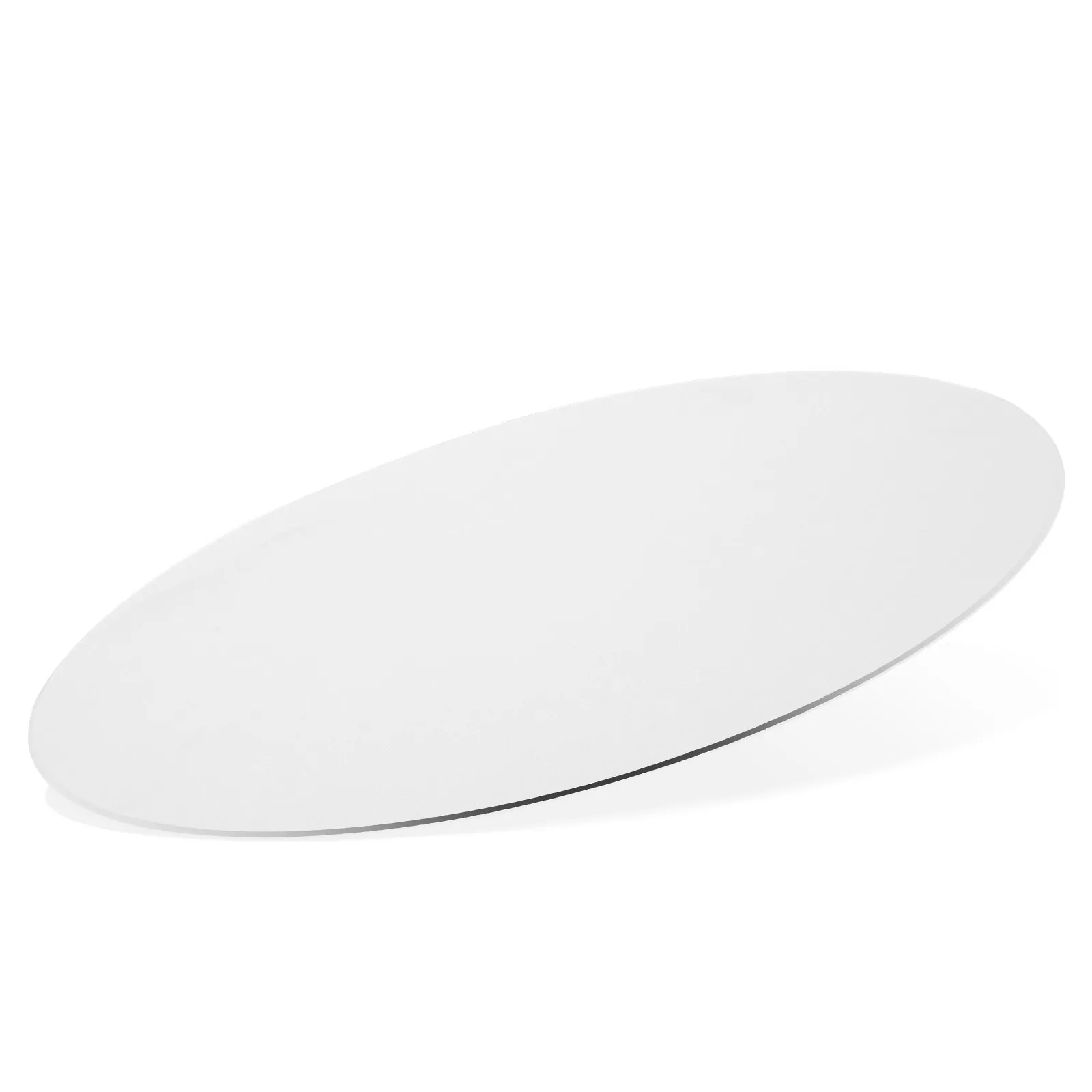 

200x200mm Round Metal Mouse Pad Aluminum Surface Smooth Glide Dual Function Gaming Office Computer Laptop Mouse Mat Silver