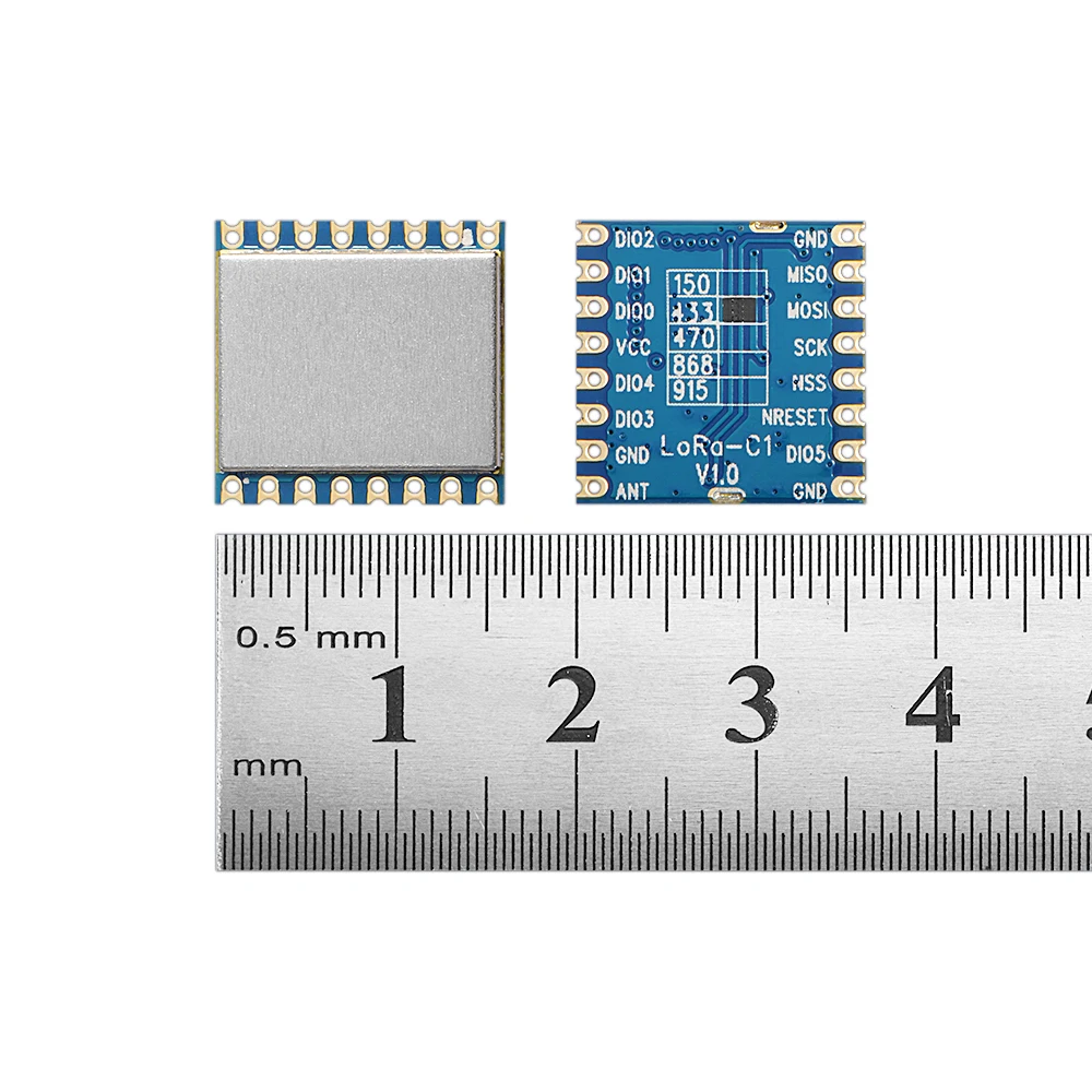 2 szt. LoRa1278-C1 433/490 MHz SX1278 ochrona ESD SPI koniec przedni 4km dalekiego zasięgu moduł LoRa