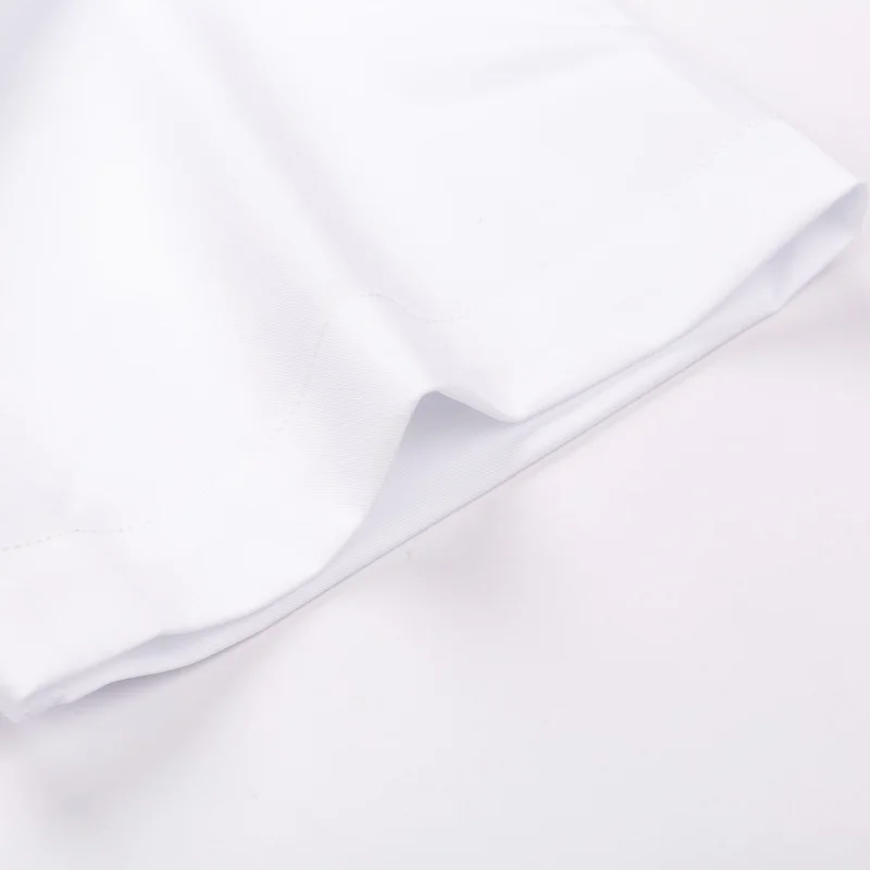 Bamboo Fiber Men Shirt Short Sleeves White Casual Business Office Short Sleeve Shirts Man  Slim Fit Big Size Shirts for Man 48xl