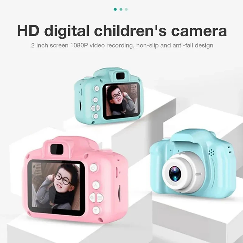 X2 Children Mini Digital Camera Can Pictures HD Video Small Camera Photography Children Birthday Christmas Gift Toys for Kids