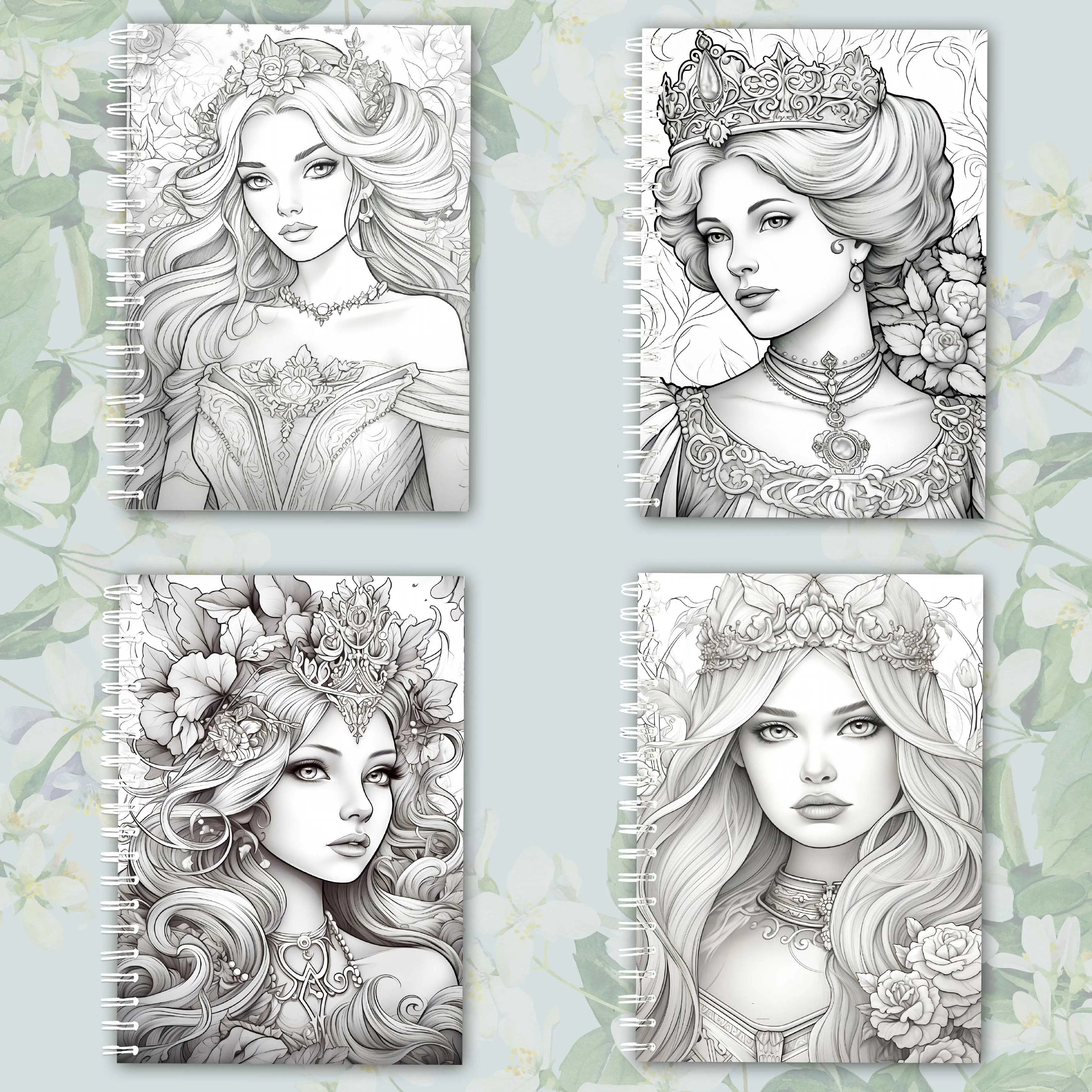 Fairy Princess Colouring Book Adult Picture Book Make Designs Of One\'s Own Color Strokes