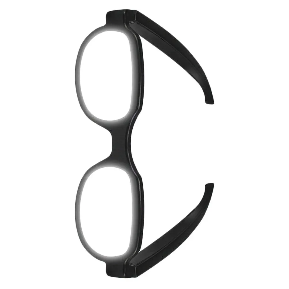 

LED Luminous Glasses USB Charging Glowing Eyewear Novelty Peripheral Creative LED Glasses for Cosplay Party Black