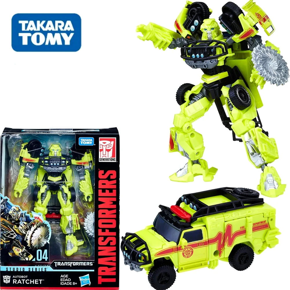 

Фигурка аниме Hasbro Transformer Studio Series SS04 Deluxe Class, оригинальная коллекционная игрушка с храповым механизмом