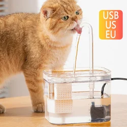 1.5L Ultra-quiet Cat Water Dispenser Flow Circulation Filter Intelligent Automatic Dog Water Dispenser Pet Non-wet Mouth Drinker