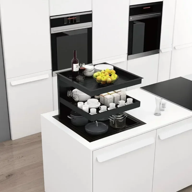 Automatic Cabinet Voice Control Lifting Wall Cabinet Electric Lift Pull Basket