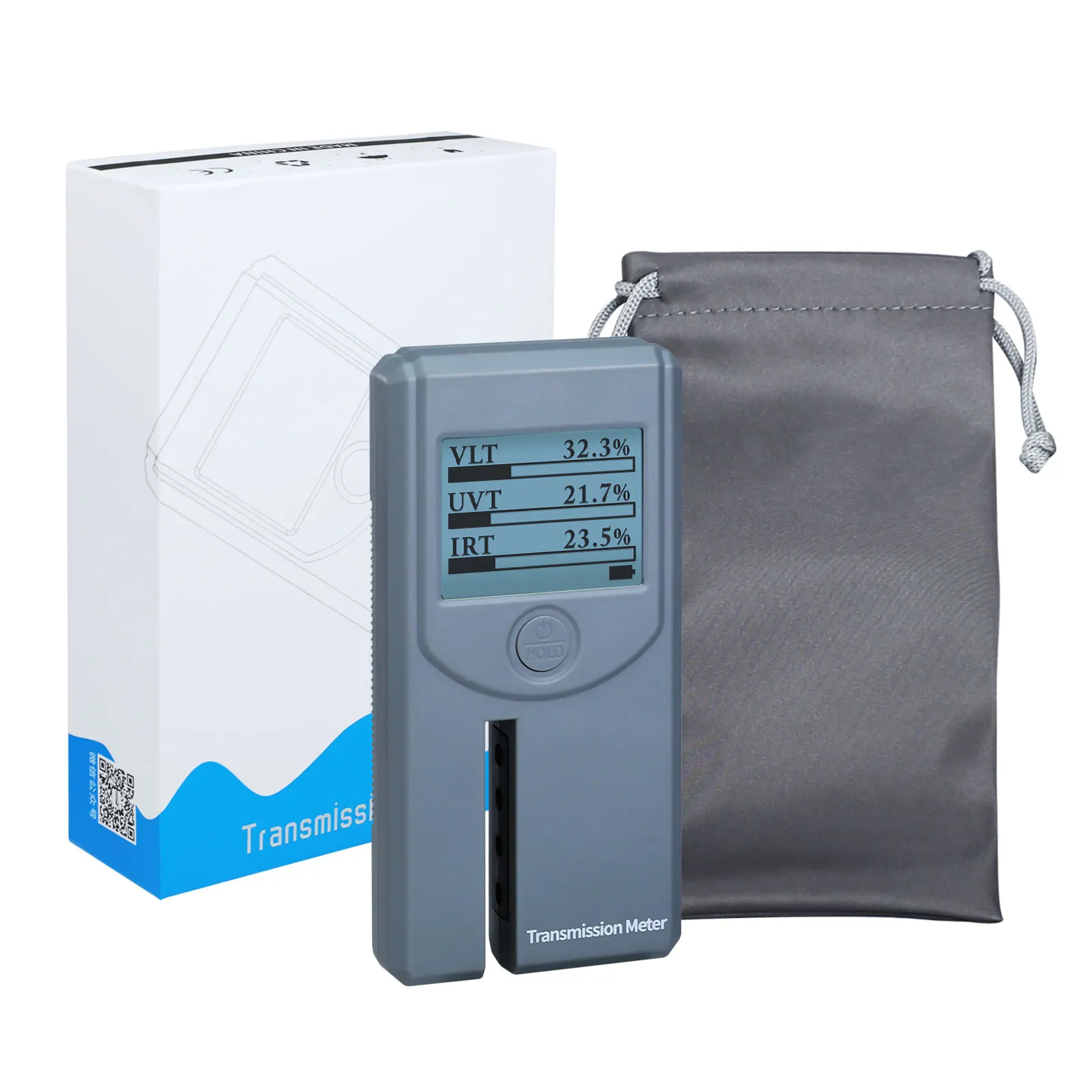 Digital Tint Meter Window Tint Tool ATC Measuring VL Visible Light UV IR Transmittance Rejection Of Solar Film Stick-film Glass