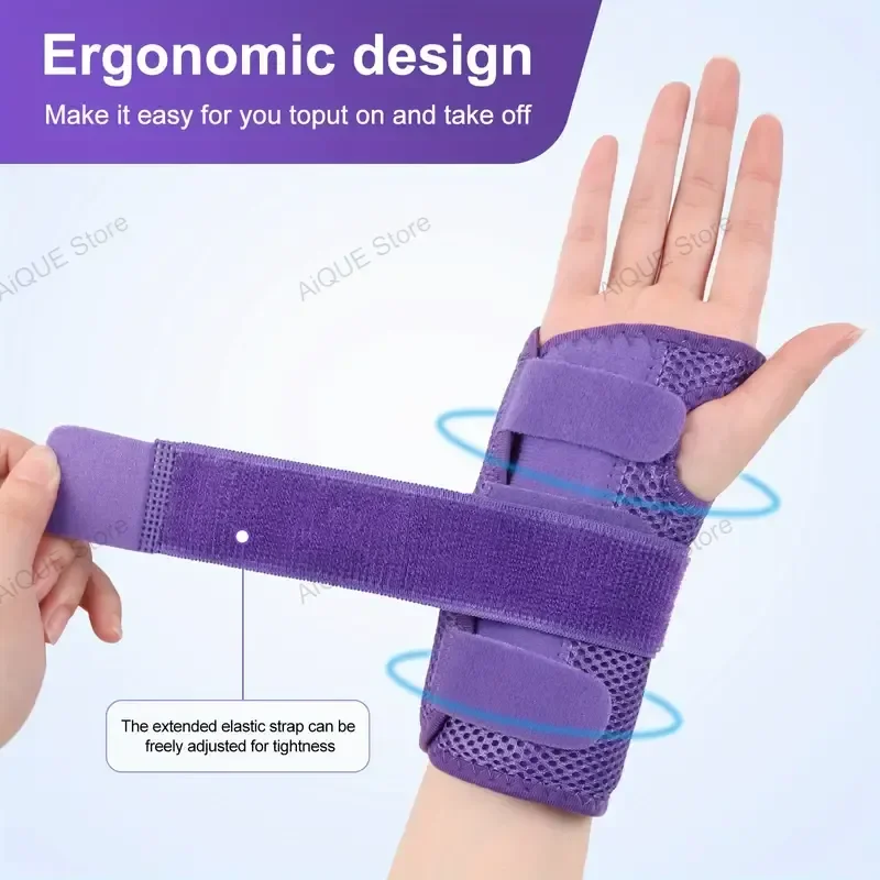 AiQUE Fitness muñequeras levantamiento de pesas gimnasio correas de muñeca entrenamiento cruzado acolchado pulgar correa eléctrica soporte de mano barra