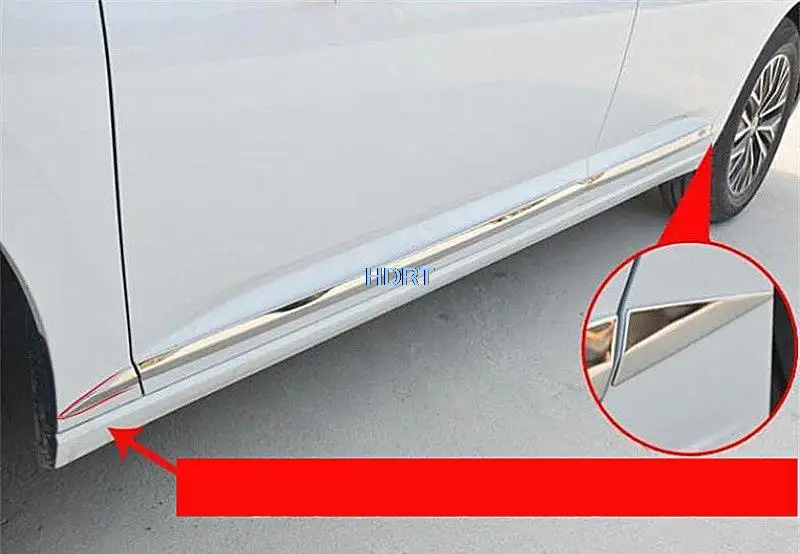 

Side Door Strip Body Moulding Trim For Volkswagen Jetta A7 Mk7 VW Vento Sagitar 2019 + Car Styling Accessories Exterior Sticker