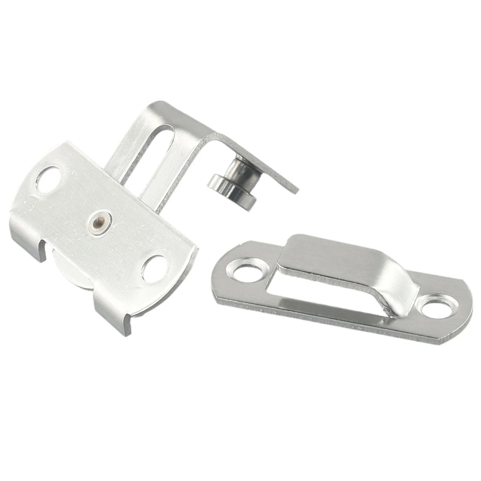 High New Quality Accessories Durable Door Bolt 90 Degree Buckle Hasp Sliding Lock Stainless Steel Sliding Door