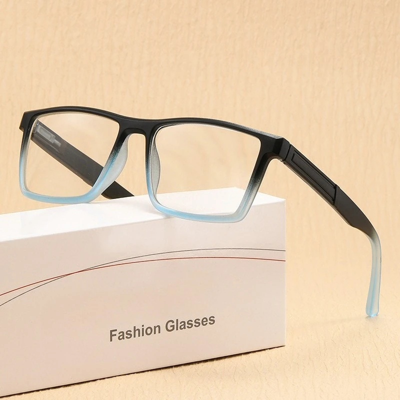 المرأة INS نمط الرجعية إطار مربع الضوء الأزرق حجب نظارات للقراءة مع زائد الديوبتر أنيق الرجال طول النظر الشيخوخي نظارات