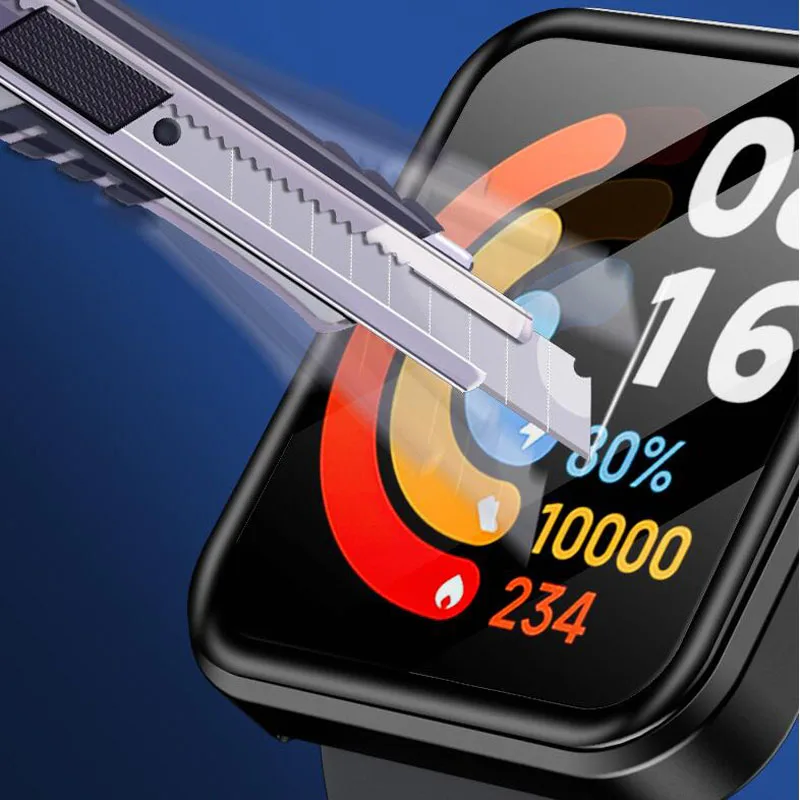 ثلاثية الأبعاد منحني حافة لينة واضح فيلم واقية Smartwatch غطاء كامل ل Haylou ساعة ذكية 2 برو حامي الشاشة الحرس اكسسوارات