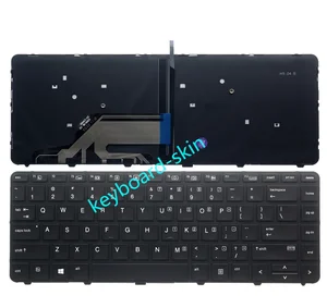 Клавиатура с американской подсветкой без указателя для ноутбука HP ProBook 430 G3,430 G4,440 G3,440 G4,445 G3,445 G4,446 G3 640 G2,640 G3,645 G2 G3