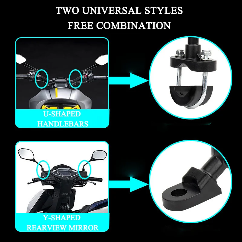Support 4-7 inch Cellphone Motorcycle Handlebar Mount GPS Stand Bracket For YAMAHA YBR125 TRACER XSR 700 900 FJ07 FJ09 MT09