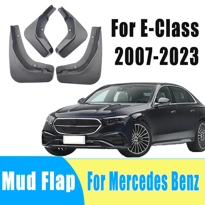 

4pcs Auto Tire Mudguard Waterproof Prevent Mud Splashing Car Mud Flap Fender Trim Accessory For Mercedes Benz E-Class 2007-2023