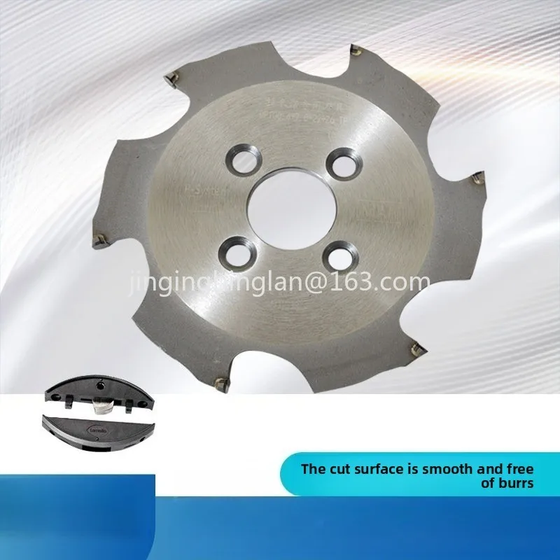 Chute cutter-plate furniture invisible connector special milling cutter cabinet three-in-one rubber buckle drill