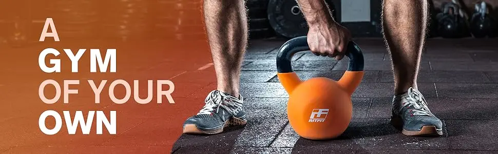 Neoprene Coated Solid Cast Iron Kettlebell