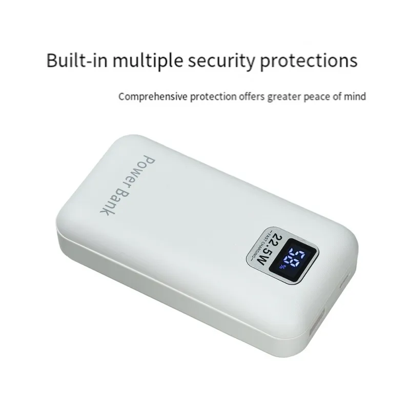 ABKI-Power Bank DIY Solderless Assembly 21700 Battery Case 22.5W Super Fast Charging Detachable Kit