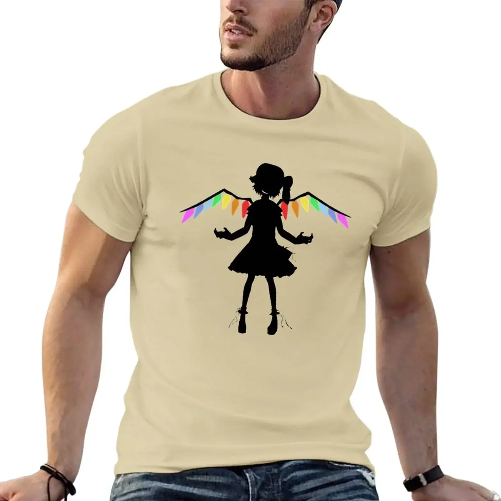 sweat quick drying boys animal print Men's t shirts Bad Apple - Touhou T-Shirt vintage Summer New Arrival anime clothes