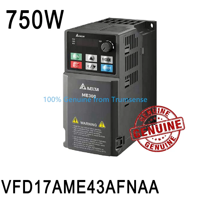 Imagem -04 - Inversor Vfd17ame43afnaa Vfd17ame43afnaa 460v Fase ac 380v a 480v Corrente de Saída 17a com Filtro Emc Embutido Peça Vfd-me300