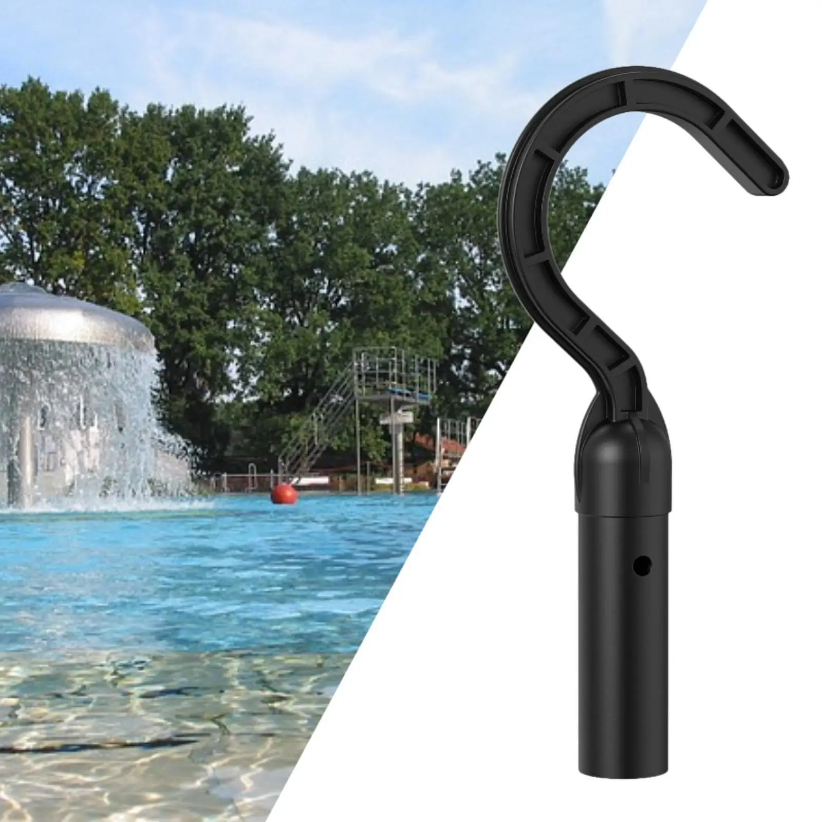 

Robotic Pool Cleaners Hook,Cordless Pool Vacuum Robot Retrieval Hook Telescopic Pole Hook Replace for Pond,Inground Pool,Home