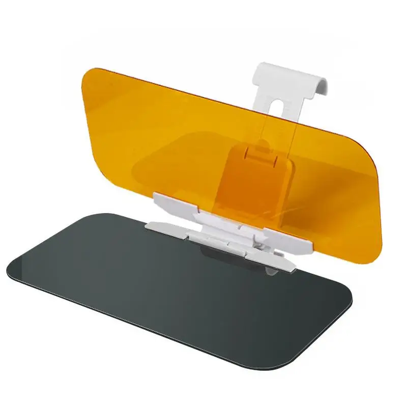 Car Anti Glare Sun Visor Extension 2 In 1 Polarized Simple Installation Shockproof Multifunction Windshield Sun Visor Extender