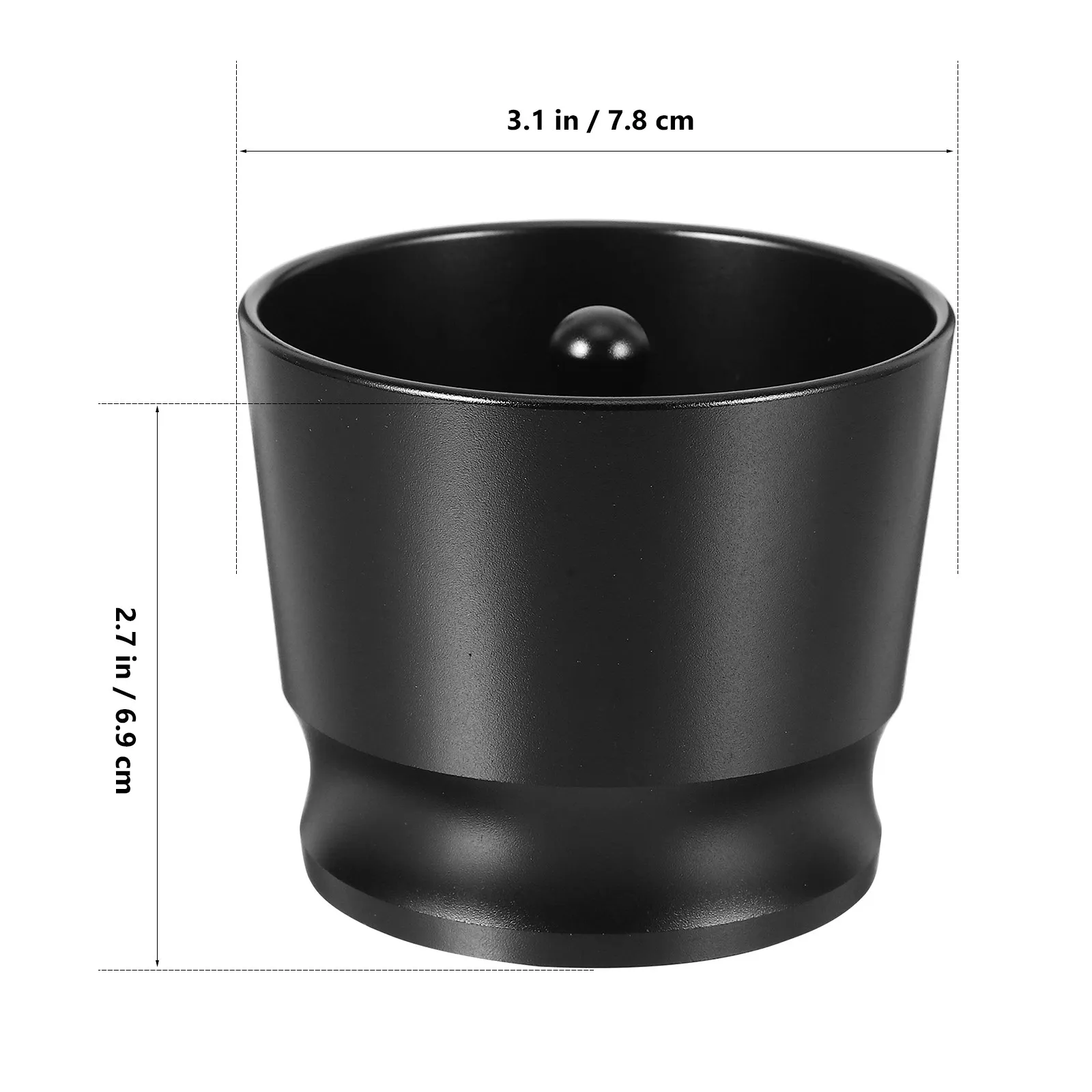 1Set Coffee Dosing Cup Aluminium Alloy Espresso Powder Receiving Cup for Grinder Easy to Use Clean Versatile Coffee Machine - view 3
