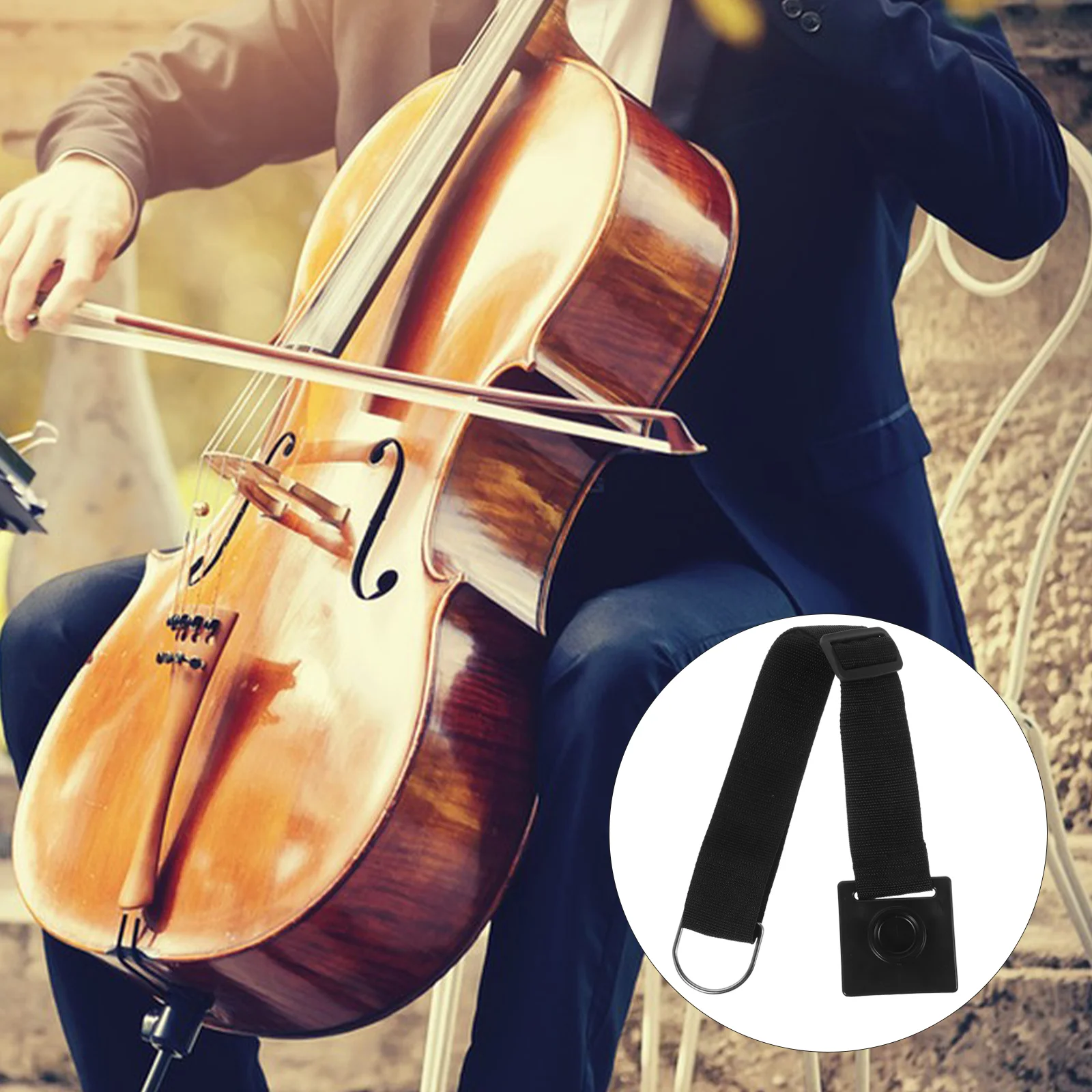 

Anti-slip Mat for Cello Metal Anchor Stopper Non-slip Nylon Crafts Endpin Durable End-pin