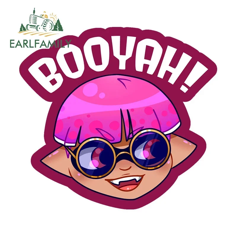 EARLFAMILY 13cm X 12cm Funny Girl Car Accessories Stickers Windows Vinyl Car Wrap Decal Laptop Motorcycle Campervan Decals