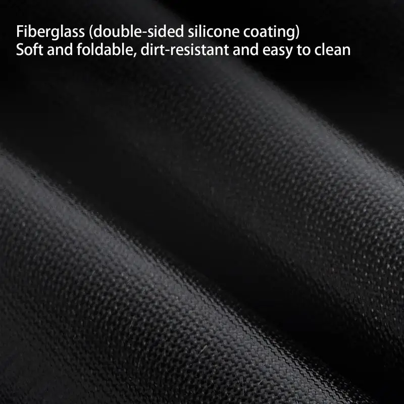 حصيرة مقاومة للحرارة، مقاومة للحريق، محمولة، آمنة للحرارة، خفيفة الوزن، مقاومة للحرارة، لوازم الطبخ في الهواء الطلق للمطبخ