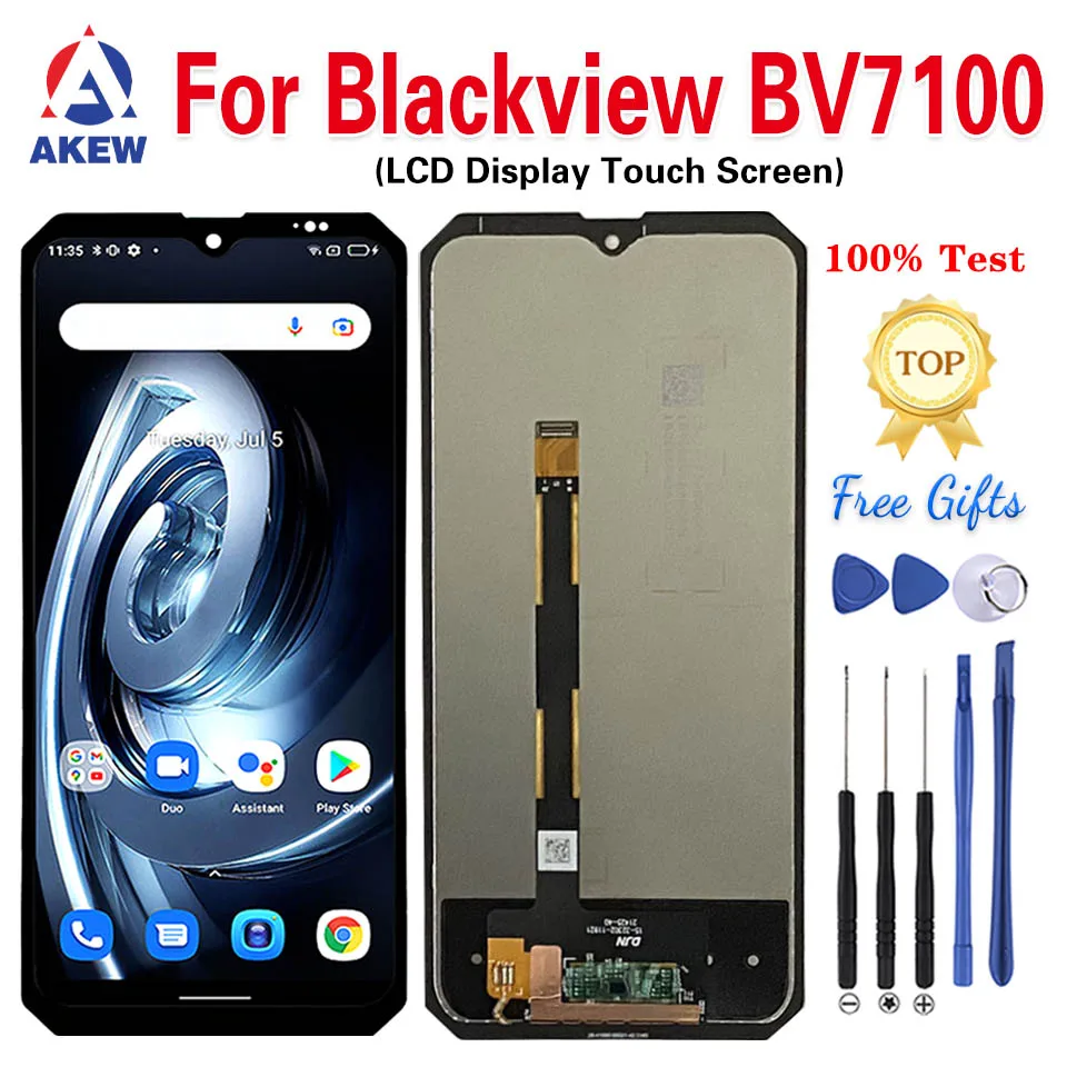 

6.58" Original For Blackview BV7100 Touch Screen New BLACKVIEW BV7100 LCD Display Digitizer Assembly Phone Replacement Parts