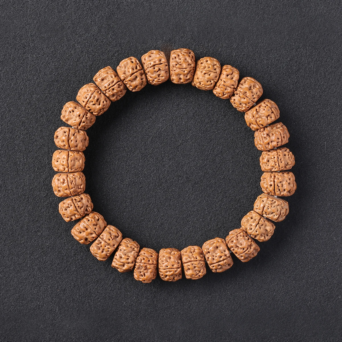 JD Natural Rudraksha Seed Protection Bracelet Adjustable Prayer Beads for Positive Energy & Good Luck Spiritual Meditation Gift view 5