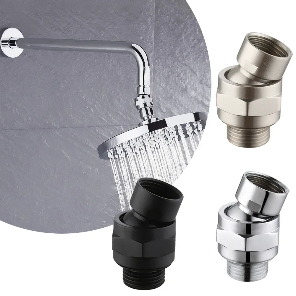 Shower Head Connector Swivel Adapter Ball Joint Water Tap Connector Water Flow Ball Joint Kitchen Accessories Hardware USEFUL