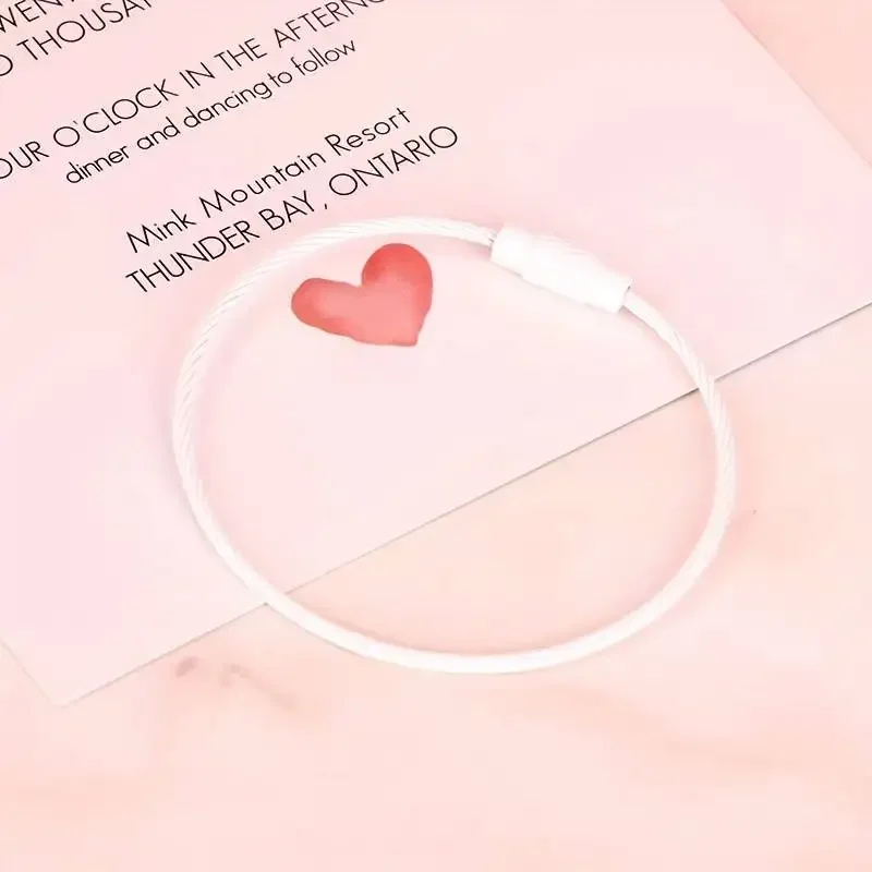 10 Stück bunte Gepäckanhänger-Schlüsselanhänger-Clips aus Edelstahldraht, langlebig und einfach zu installieren, perfekt für Reisen und den täglichen Gebrauch – Detail 5