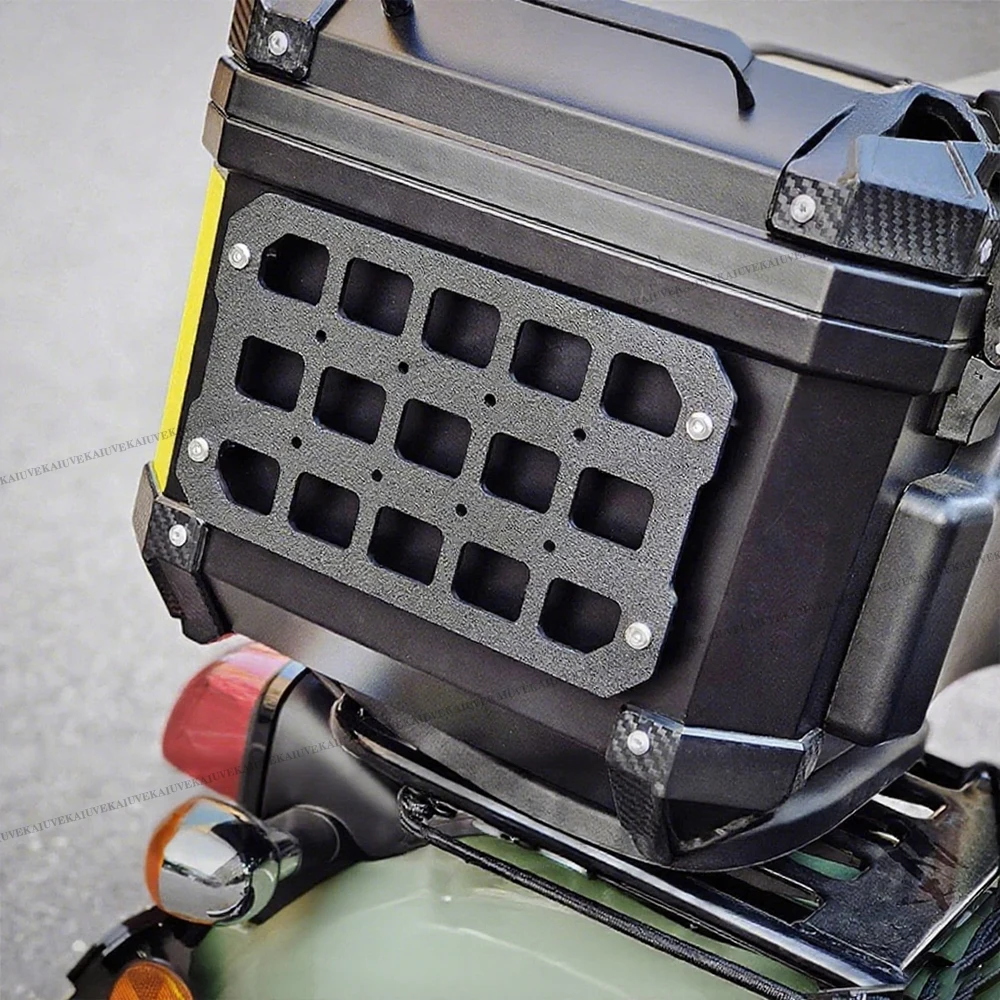 

Motorcycle Molle Panel For Trunk Storage Aluminum alloy Waterproof Tactical Universal Side Box Organizer Modular Storage